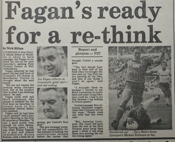 Fagan's ready for a rethink - August 1983